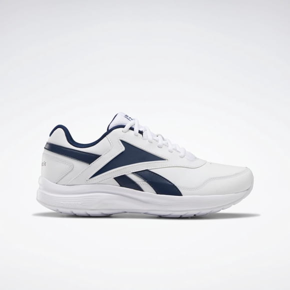 Reebok Footwear Men WALK ULTRA 7 DMX MAX WIDE 4E WHT/COLLEGIATE NAVY/COLLEGIATE SHOE