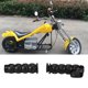 thumbnail image 5 of Cubierta de manillar de motocicleta de aluminio antideslizante, 2 uds., 25mm, compatible con Yamaha, color negro, 5 of 5