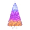thumbnail image 1 of Costway 7.5 FT Artificial Christmas Tree with 1346 Branch Tips 400 Lights 11 Lighting Modes, 1 of 10