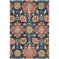thumbnail image 1 of Safavieh Collection Roslyn ROS565A Tapis en Laine Fait Main Marine et Multi (5 Pieds x 8 Pieds), 1 of 8