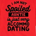 thumbnail image 3 of Instant Message - Not Spoiled Auntie - Toddler And Youth Long Sleeve Graphic T-Shirt, 3 of 6