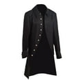 thumbnail image 2 of BLESSUME Victorian Mens Military Trench Vintage Coat Steampunk Outwear Carnival, 2 of 6