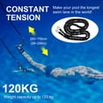 thumbnail image 4 of Cinturón de entrenamiento para natación Alckijy ajustable de 2,5 a 7,5 m, 4 of 9