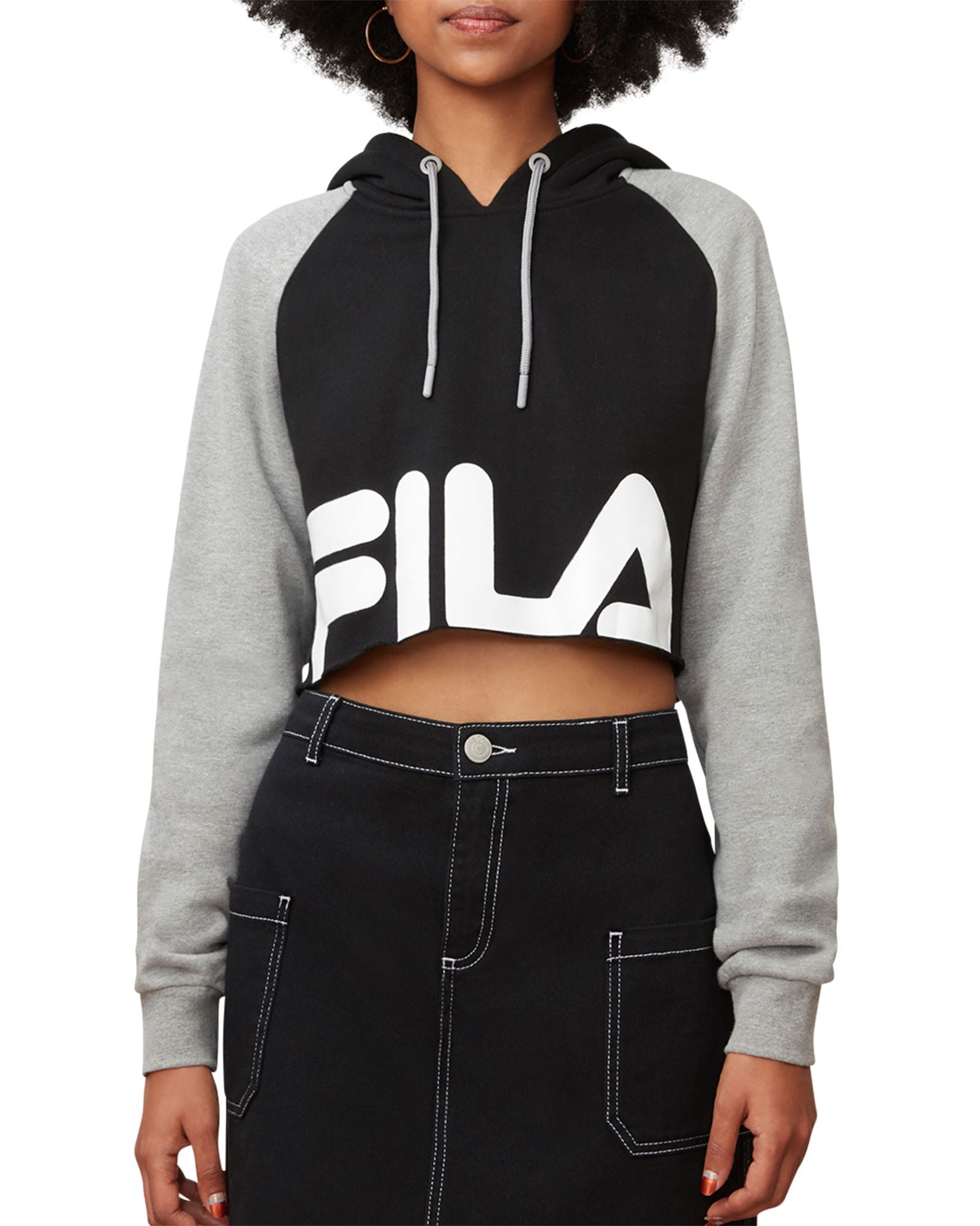 fila luciana cropped hoodie