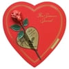 Elmer Chocolate Assorted Chocolate Chocolate Rose Heart 9oz 21 Pieces