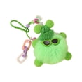 thumbnail image 3 of Llavero de peluche Strade Fareast Limited ligero para decoración de bolsos Verde, 3 of 8