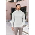 thumbnail image 6 of Ekouaer Men's Turtleneck Long Sleeve Turtle Neck Shirts Basic Lightweight Undershirt Thermal Pullover Sweater, 6 of 7