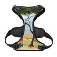 thumbnail image 5 of Lsque African Women Dog Harness, No-Pull Pet Harness with 2 Leash Clips, Adjustable Soft Padded Dog Vest with Easy Control Handle for Large Dogs-, 5 of 9