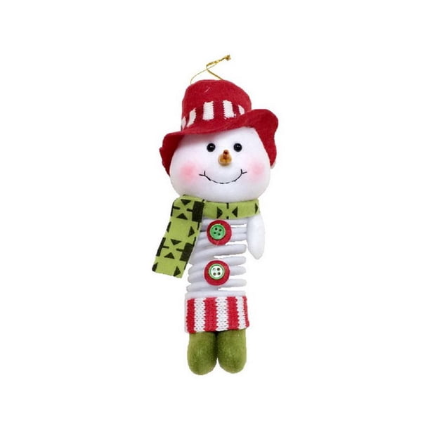Claus Muñeco De Nieve Elk Doll Colgantes Adornos Colgantes De Felpa Para Decoraciones Navideñas seitruly HA042651-03
