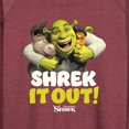 thumbnail image 3 of Shrek - Hug it Out - Women's Lightweight French Terry Long Sleeve Shirt, 3 of 5