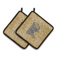 thumbnail image 1 of Carolines Treasures CJ2004-RPTHD Lettre R Instrument de Musique Alphabet Paire de Supports de Pot, 7.5 x 3 x 7.5 Po., 1 of 1