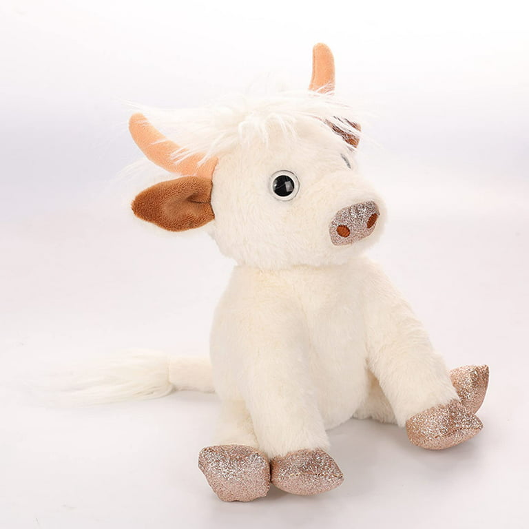 27cm Simulation Highland Cow Plush Toy Soft Stuffed Animal Toy Lifelike  Highland Cow Kawaii Kids Gift Toy Girls Birthday Gift - AliExpress