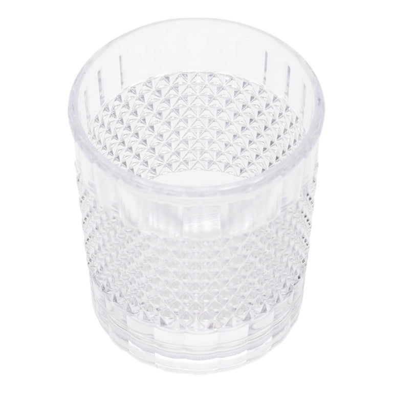 Mainstays 14 oz Short Acrylic Diamond Texture Tumblers, 6-Pack photo 5