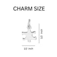 thumbnail image 2 of Small Autism Puzzle Piece Split Style Key Chains, 2 of 2