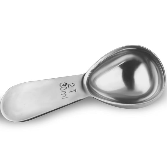 1Pcs 30Ml Measuring Spoons,Coffee Scoop,Short Handled,Stainless Steel Measuring Spoons,Coffee Scoop for Ground Coffee,Coffee Bean Scoop,for Ground Coffee with Short Handles,for Tea,Sugar,Or Flour