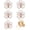 White, variant on 6PCS Flower Cufflinks Camellia Button Covers Elegant Women Cuff Link Alloy Enamel Cufflinks Fashion Cuff Link Jewelry Gifts for Tuxedo Shirt Dress Business Suit