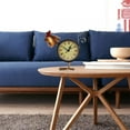 thumbnail image 2 of European Retro Style Chicken Shaped Iron Clock Desk Table Clock Home Ornament Craft Gifts, 2 of 9