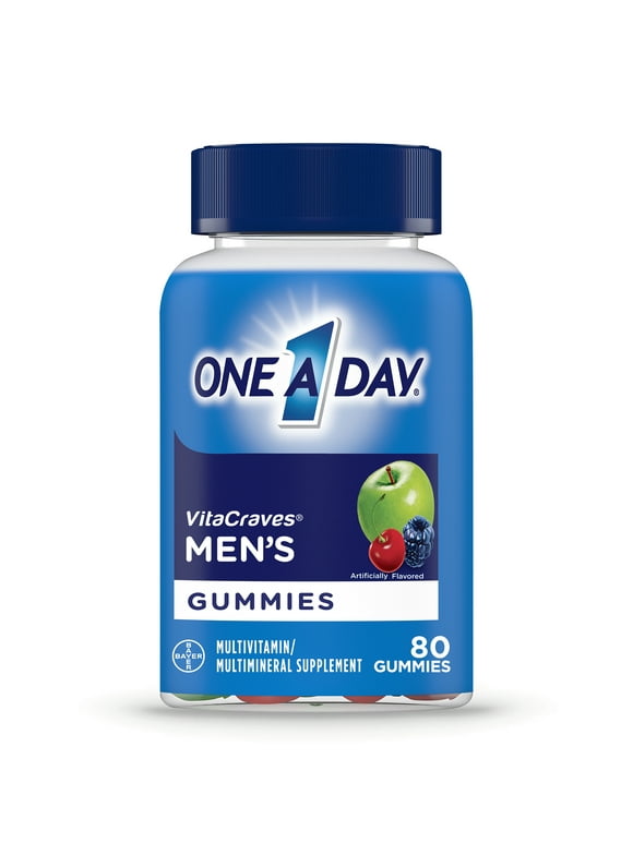 One A Day Men's Multivitamin Gummies, Multivitamins for Men, 80 Count