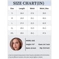 thumbnail image 6 of INSPIRE CHIC Women's Jean Skirts Elastic Waist Casual A-Line Midi Denim Skirt with Pockets S Blue, 6 of 6