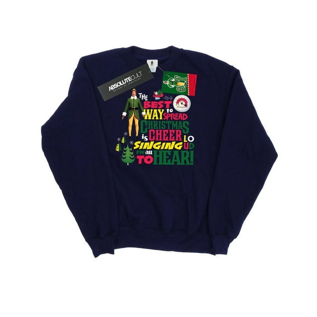 Elf Womens Christmas Cheer Sweatshirt