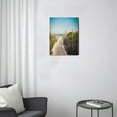 thumbnail image 3 of Ocean View Canvas Art Serene Beach Path Print, Blue Sea Bathroom Wall Décor, Ideal for Bedroom, Office, Seascape Decorations, Kitchen Artwork, 12x16, 3 of 7