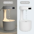 thumbnail image 6 of RAPOBRIX Anti-Gravity Water Drop Humidifier with Night Light & LED Clock - 800ml Cool Mist for Bedroom/Baby/Office (White), 6 of 6