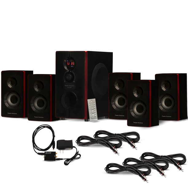 Theater Solutions TS516BT Bluetooth Home Theater 5.1 ...