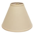 thumbnail image 1 of Cloth & Wire Deep Cone Hardback Lampshade with Washer Fitter, Beige Color Fabric Lampshade for Table Lamps, Natural Linen, 5" Top x 13" Bottom x 10" Height, 1 of 3
