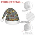 thumbnail image 6 of Cauagu Funny Construction Pattern Christmas Hat for Kids,Xmas Holiday Hat Santa Hat for Boys & Girls Festive Headwear Accessories for Christmas/New Year/Holiday, 6 of 6