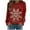 Multicolor, variant on Ltctricy Plus Size Christmas Sweatshirts for Women Winter Fashion Cute Crewneck Pullover Top Casual Vacation Shirts