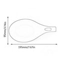 thumbnail image 2 of MKBL Soft Silicone Spoon Ladle Holder Mat Cooking Utensil Shelf Holder Stand Mat(1 Piece, yellow), 2 of 4