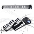 thumbnail image 3 of Topbuy Electric 88 Key Roll Up Piano Portable Piano Organ Keyboard w/ Pedal, 3 of 6