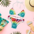 thumbnail image 6 of tie dye7 Swim Wear Detachable Sponge Adjustable Strap Bikini Set Two-Pack for Multiple Scenes, 6 of 6