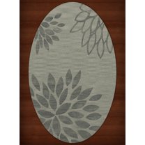 Dalyn Dover Area Rug DV17 Dv17 Spa Floral Leaves 5' x 8' Oval