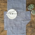 thumbnail image 2 of Diamond Indigo Navy Table Runner 14" x 72", 2 of 3