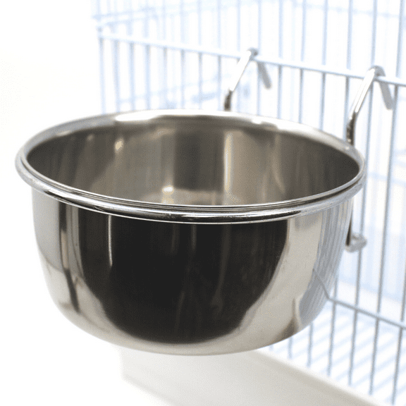 Bonka Bird Toys 800115 Stainless Steel 20 oz Hook Cup Number of Packs: One Pack