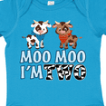 thumbnail image 4 of Inktastic Moo Moo I'm 2 with Cute Holstein Cows Boys or Girls Baby Bodysuit, 4 of 5