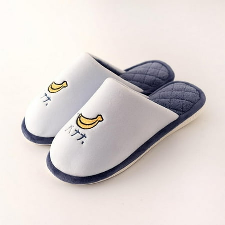 

Soft Bedroom Slipper Fleece Indoor Slippers Closed Toe Men Women Fuzzy Slippers Anti-slip Plush House Slippers