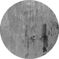thumbnail image 1 of Ahgly Company Indoor Round Oriental Gray Industrial Area Rugs, 4' Round, 1 of 4