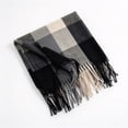 thumbnail image 3 of Yaoyar Men's Plush Scarf, Soft Warm Neck Wrap for Winter Cold Weather Comfort, 3 of 5