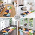 thumbnail image 6 of Yayeee Runner Rug for Bedroom 2'x6' Machine Washable Hallway Non Slip Mat, Minimalist Triangles, 6 of 8