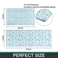 thumbnail image 7 of Blue Christmas Snowflake Pattern Kitchen Rugs Sets Of 2,Anti Fatigue Kitchen Mat Rugs Non Slip Washable,Decorative Kitchen Floor Mats for Kitchen,Sink,Laundry,17"x30"+17"x47", 7 of 7