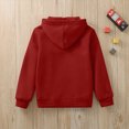 thumbnail image 6 of Toddler Little Boy Clothes Fall Winter Outfit Contrast Color Long Sleeve Cute Sweatshirt Top Pants Set Winter Casual for 6 18 Months 2T 3T 4T 5T 6T 7T 8T 9T Kids Boy(4-5 Years,Red), 6 of 6