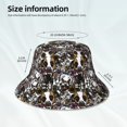 thumbnail image 3 of Sikiie Cute Dogs Puppy2 Reflective Double-Sided Bucket Hat, Sun Hat, for Gardening, Beaching, Camping, Hiking, Fishing, 3 of 6