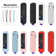 thumbnail image 2 of Leadrop Protective Cover Comfortable Grip with Strap Stain resistant Shockproof Anti slip Texture Effective Protection No Yellowing Smart TV Remote Control Silicone Case for Ultra 2022, 2 of 11