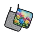 thumbnail image 2 of Carolines Treasures DAC1574PTHD 7.5 x 7.5 in. Hydrangeas in Watercolor Pot Holders - Set of 2, 2 of 5