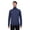 Navy Heather, variant on Men’s Commuter Quarter-Zip Pullover with Long Sleeves, Sizes S-XL