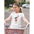 thumbnail image 2 of Girl With A Red Balloon T-Shirt Juniors -Image by Shutterstock,  x-Small, 2 of 4