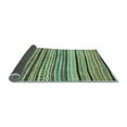 thumbnail image 2 of Ahgly Company Indoor Square Abstract Light Blue Modern Area Rugs, 7' Square, 2 of 4