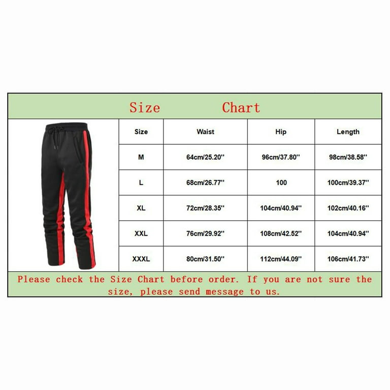 haxmnou men drawstring track pants sport jogging bottoms joggers gym  sweatpants trousers red xxxl